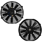 MOTOVENTILADOR UNIVERSAL 14" 24V  GIRO DERECHO - VENTILACION HACIA AFUERA 100 WATTS