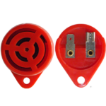 PITO REVERSA MINI 24V CHICHARRA ROJA PLÁSTICA