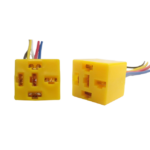 SOCKET ELEVADOR 5P CABLE 14 AMARILLO PLÁSTICO