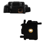 SOCKET BOMBILLO H4 *P43 BAQUELA TIPO HELLA PASTA NEGRO SIN CALBES