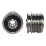 POLEA 6C RENAULT LOGAN-SANDERO-DUSTER-TWINGO-KANGOO-MEGANE-NISSAN TIIDA-MICRA G- Ranuras:6 - Diámetro Interno:17mm - Diámetro Externo:59mm - Longitud:43.5mm - Tornillo:M16 (24-94254-3)