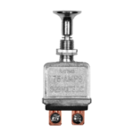 SWITCH LUCES HALAR 1 GOLPE ON-OFF 2P 6-28V 75AMP *PLATEADO (35306)