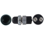 SWITCH PRECALENTAMIENTO (ON)-OFF NEGRO 2P 12V 60A (O16MM) (24360)