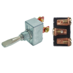 SWITCH CODILLO 2 GOLPES ON-OFF-ON 3P 12V 50AMP PALANCA METÁLICA RETORNABLE (34215)