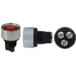 SWITCH PRECALENTAMIENTO PILOTO LED ROJO 50A 12V (O22) - TRABAJO PESADO