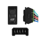 SWITCH ELEVAVIDRIOS UNIVERSAL 5P VENTANA ARRIBA CON CABLE Y PACHA NEGRA