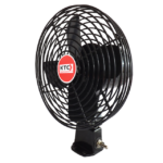 VENTILADOR CABINA 6" 12V METÁLICO NEGRO