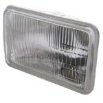 ÓPTICA RECTANGULAR PEQUEÑA P43 6”X4” SIN PILOTO REFLECTOR DE METAL