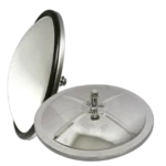 ESPEJO ACERO INOXIDABLE CONVEXO 8 ½" BURBUJA TORNILLO CENTRAL Y PLATINA L 1PC