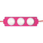 BOMBILLO MODULO 3 LED 24V 3030 ROSADO HIELO ABS 360-450 LM