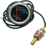 MEDIDOR TEMPERATURA MECÁNICO GUAYA PLÁSTICA 72"  2" 40-100°C TABLERO NEGRO - ARO CROMADO