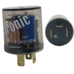 FLASHER DIRECCIONAL 3P 12V ELECTRÓNICO ATO 6 BOMBILLOS BAJITO