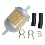 FILTRO GASOLINA UNIVERSAL UNIVERSAL DIAMETRO 8.23MM 48X112MM *FGI-024P *G12 *2 MANGUERAS + 2 GANCHOS