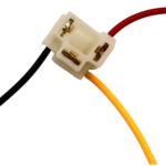 SOCKET BOMBILLO H4 *P43 CURVO BLANCO PLÁSTICO