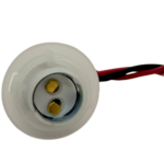 SOCKET BOMBILLO 1034 PLÁSTICO BLANCO 3 GUÍAS BASE CERAMICA