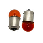 BOMBILLO 67 12V 10W BAU15S G18.5 NARANJA LUZ TRASERA MOTO*