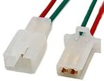 PACHAS 2 VÍAS MACHO CON CABLE Y TERMINALES PARLANTE(2.8MM) + PIN MOTO