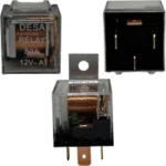 ELEVADOR LUCES 4P 12V 80AMP TIPO PESADO LED TRANSPARENTE