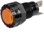 PILOTO PLÁSTICO LED UNIVERSAL AMARILLO 12V 2P