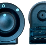 SWITCH CONTROL ESPEJOS RENAULT TWINGO NEGRO *8 PINES (8200002442-255704649R-8200214919)