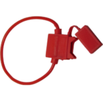 PORTAFUSIBLE ELECTRÓNICO ATO ENCAUCHETADO ROJO AWG14