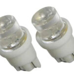 BOMBILLO 158 T10 12V 1LED 3528 SMD BLANCO CONVEXO
