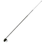 ANTENA PARAL NEGRA UNIVERSAL                                                                                               FUNCIÓN VHF/AM/FM MAST 2 SECCIONES                                                                                 EXTENDIBLE 39" CABLE 47"
