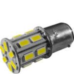 BOMBILLO 1034 12V 2C 20LED BLANCO 5730 SMD BAZ15D