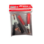 CAIMAN BATERIA GRANDE 600AMP CON PUNTA BAÑADA EN COBRE ROJA Y NEGRA