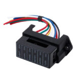 CAJA PORTAFUSIBLE ELECTRÓNICO 6 PUESTOS CON CABLE