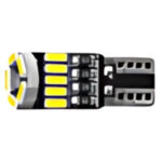 BOMBILLO 158 T10 12V 15LED BLANCO 4014SMD CANBUS NO POLAR