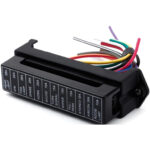 CAJA PORTAFUSIBLE  ELECTRÓNICO 10 PUESTOS CON CABLE