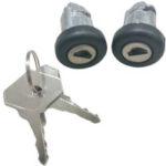CILINDRO/CHAPA BAÚL RENAULT 9 CON LLAVE
